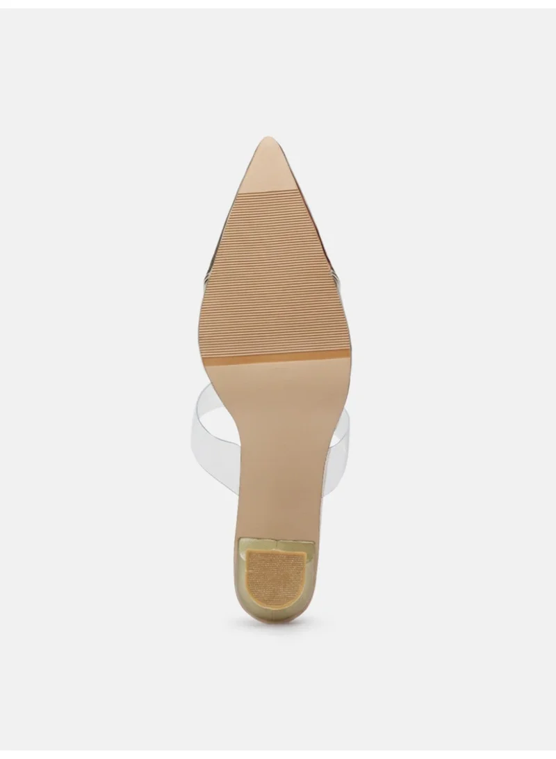 Zoriworld Gold Zoriworld Amor Gold Heels 3.5 Heel Rubber Sole for Women | Best Price UAE